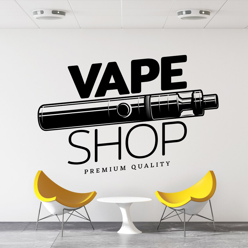 Vape Shop Sticker mural, autoc - Vaping Store avis et prix