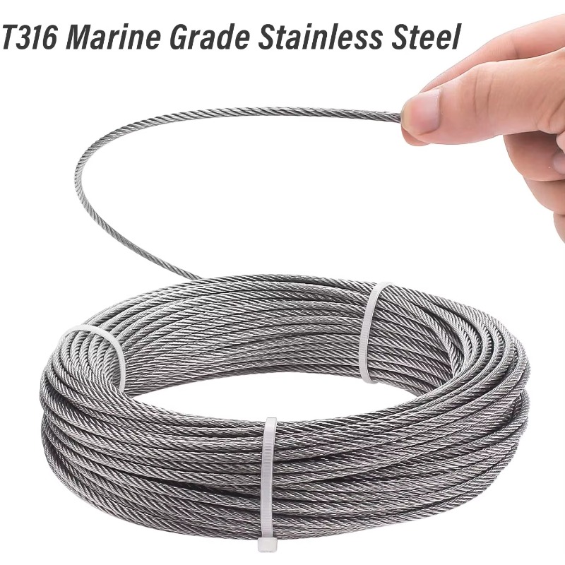 Câble métallique 7X19 diamètre - Stainless Wire Ss316 avis et prix