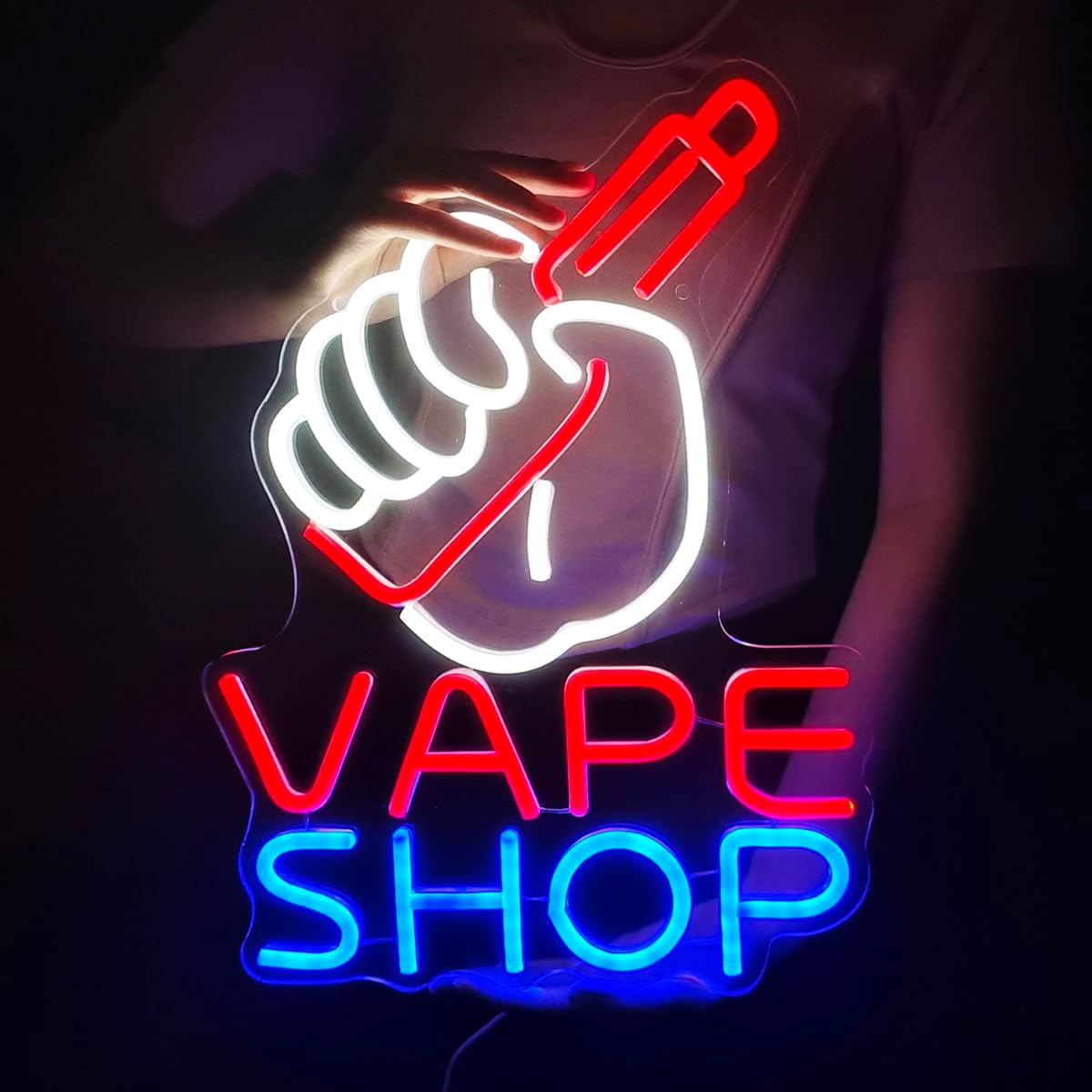 Enseigne néon LED pour magasin - Vaping Store avis et prix